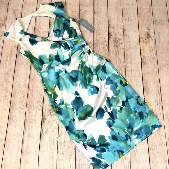 London Times Blue Cocktail Dress - Picture 7 of 15